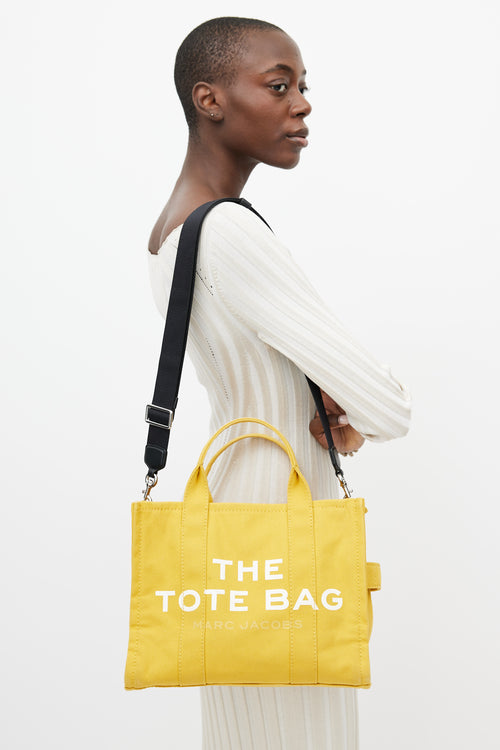 Marc Jacobs Yellow & White The Tote Bag