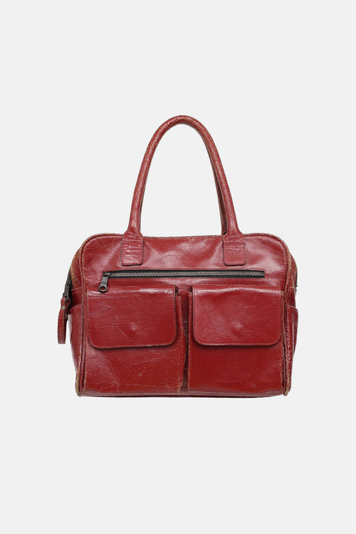 Marc Marmel Distressed Weekender Tote Bag