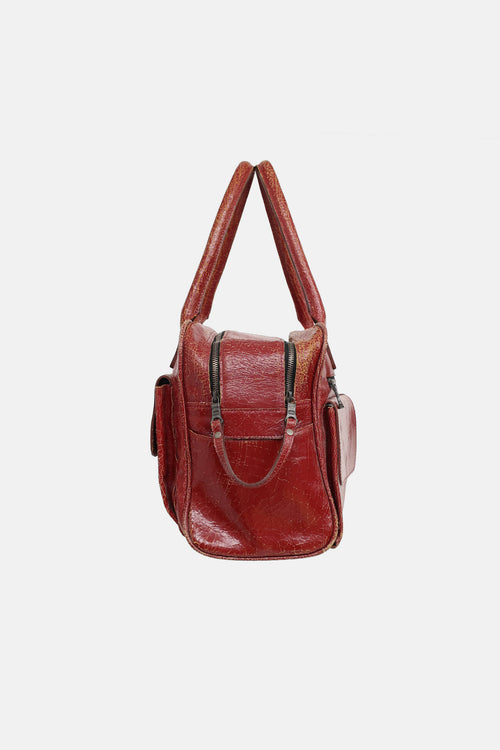 Marc Marmel Distressed Weekender Tote Bag