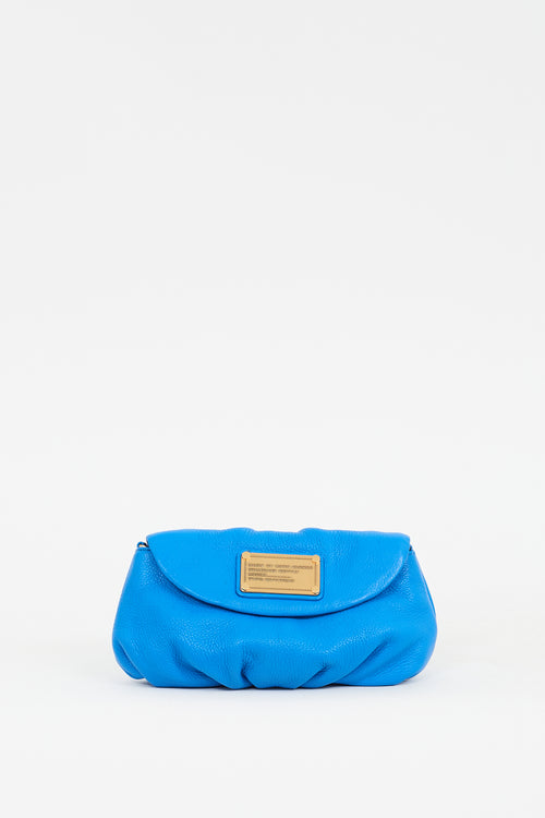 Marc Jacobs Blue Leather Classic Q Karlie Crossbody Bag