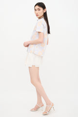 Marc Jacobs Floral Embellished Collar Shirt