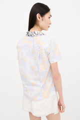 Marc Jacobs Floral Embellished Collar Shirt