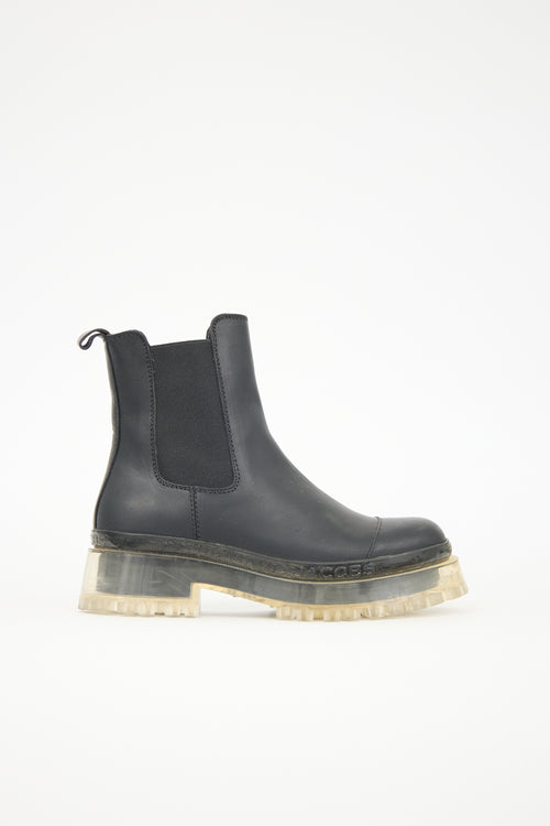 Marc Jacobs Leather Stomper Chelsea Boot