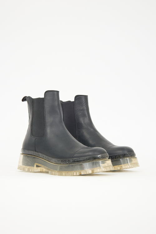 Marc Jacobs Leather Stomper Chelsea Boot