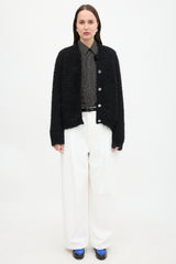 Marc Jacobs Mohair Open Knit Cardigan