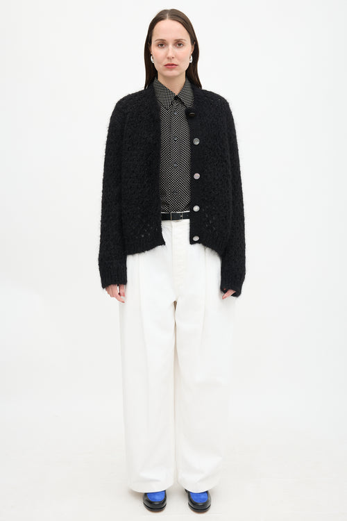 Marc Jacobs Mohair Open Knit Cardigan