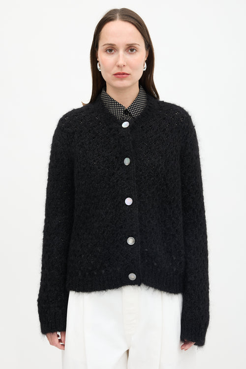 Marc Jacobs Mohair Open Knit Cardigan