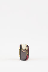 Marc Jacobs Red & Multi Leather Snapshot Bag
