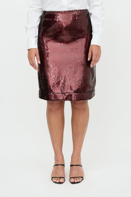 Marc Jacobs Sequin Midi Skirt