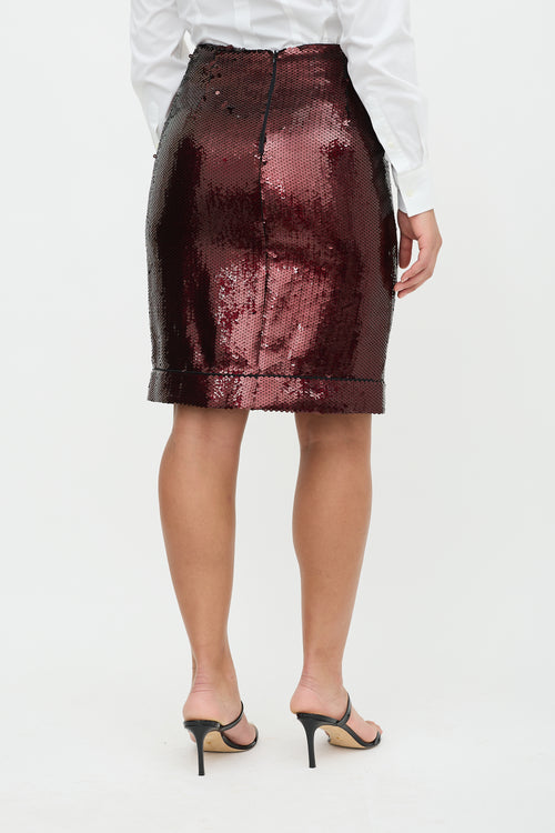 Marc Jacobs Sequin Midi Skirt