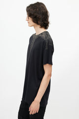 Marcelo Burlon Black & Brown Skeleton Print T-Shirt