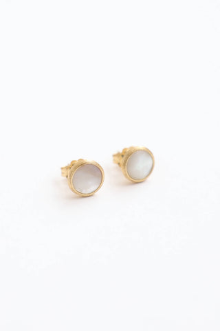 Marco Bicego 18K Gold & Mother of Pearl Earrings