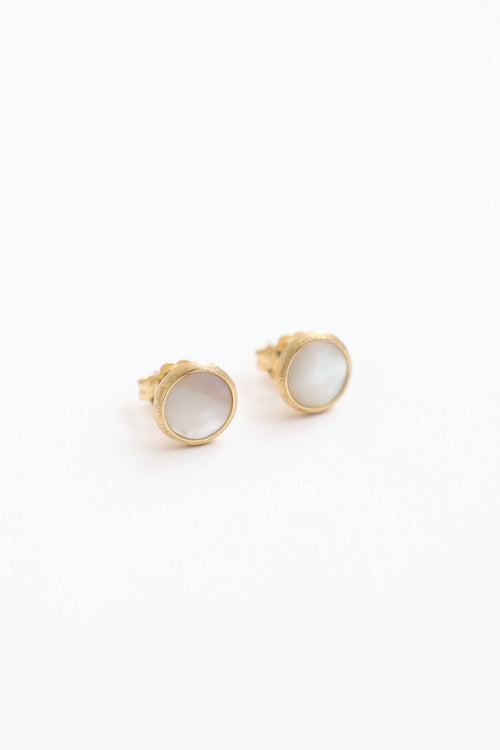 Marco Bicego 18K Gold & Mother of Pearl Earrings