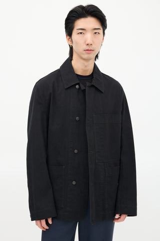 Margaret Howell Black Canvas Work Jacket