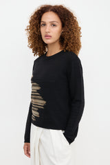 Maison Margiela Striped Abstract Sweater