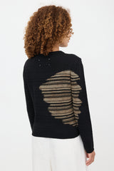 Maison Margiela Striped Abstract Sweater