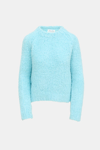 Maison Margiela Boucle Knit Slit Sweater
