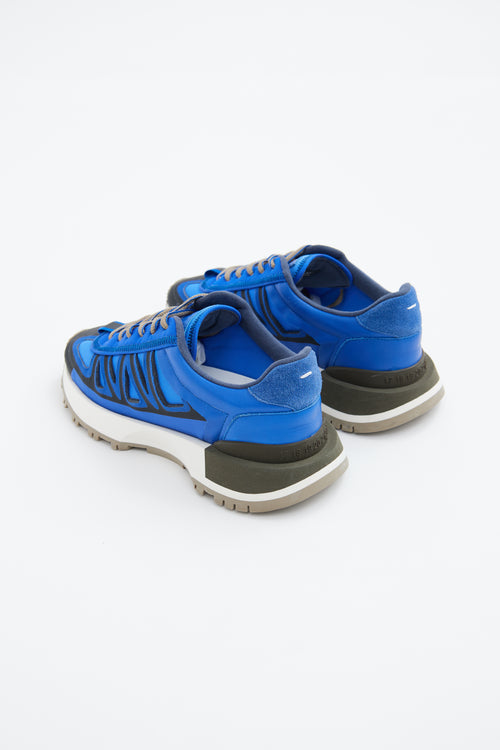MM6 Maison Margiela Blue 50/50 Sneakers