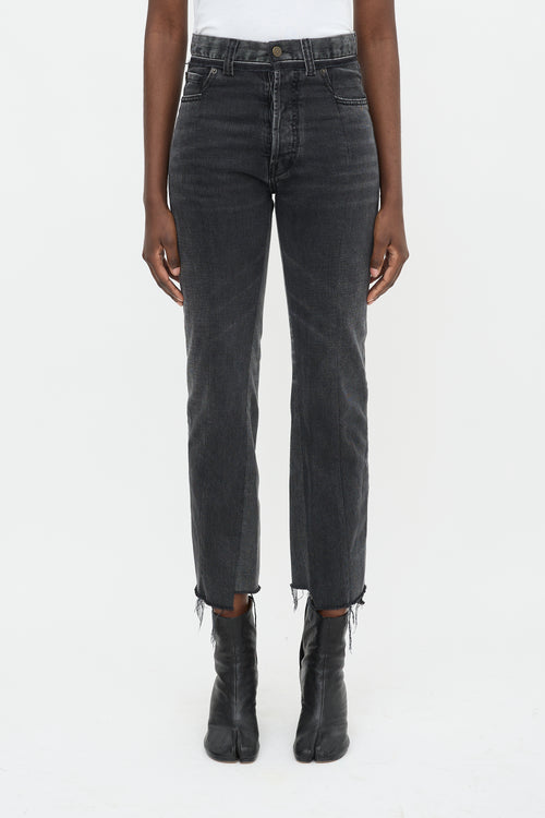 Maison Margiela Distressed Patchwork Jeans