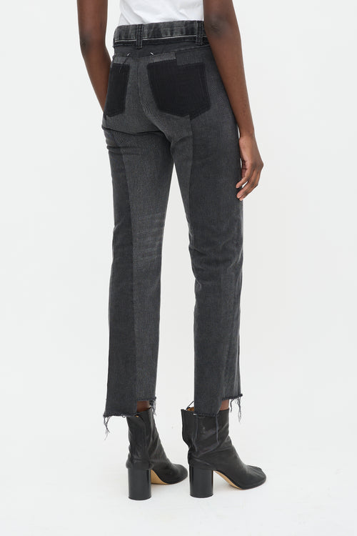 Maison Margiela Distressed Patchwork Jeans