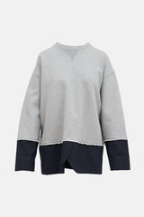 MM6 Maison MargielaLayered Crewneck Sweatshirt
