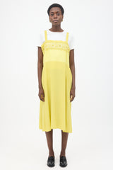Maison Margiela Embroidered Lace Midi Dress