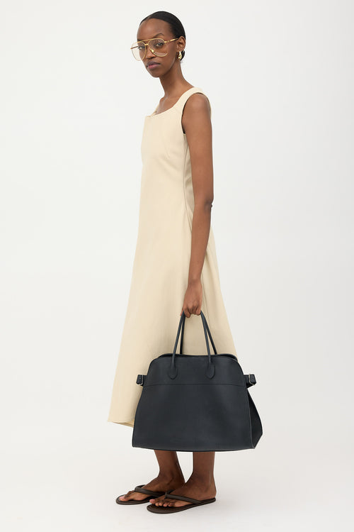 The Row Soft Leather Margaux 17 Bag