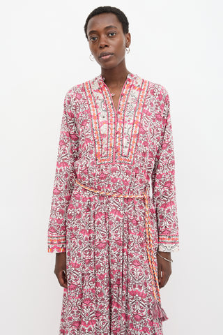 Maria Cher Floral Alvear Josephine Dress