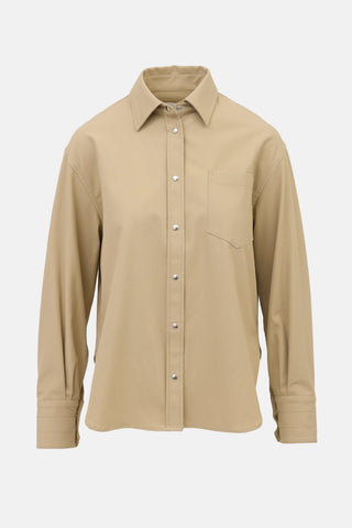 Maria McManus Twill Snap Button Shirt