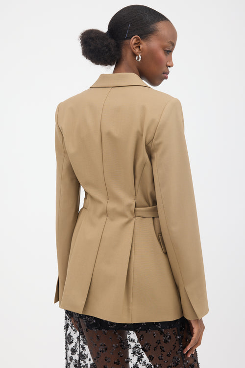 Maria McManus Wool Belted Blazer