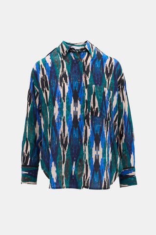 Maria Cher Silk Printed Shirt