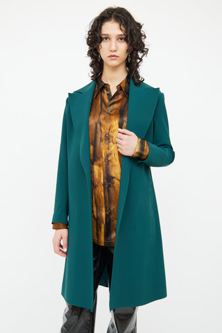 Prada // Green Wool Corset Top – VSP Consignment