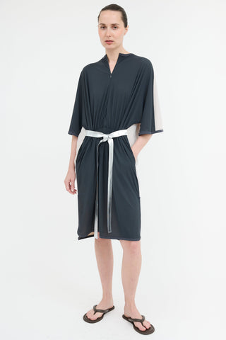 Marie Saint Pierre Knit Magist Colour Block Dress