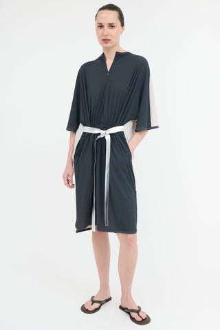 Marie Saint Pierre Knit Magist Colour Block Dress