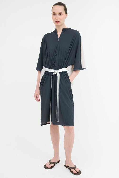 Marie Saint Pierre Knit Magist Colour Block Dress