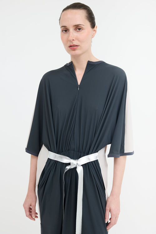 Marie Saint Pierre Knit Magist Colour Block Dress