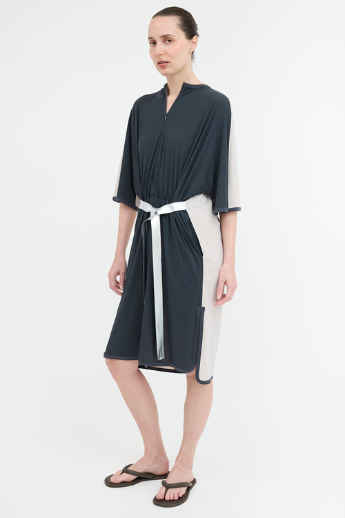 Marie Saint Pierre Knit Magist Colour Block Dress