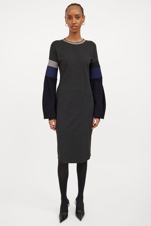 Dark & Panelled Dress