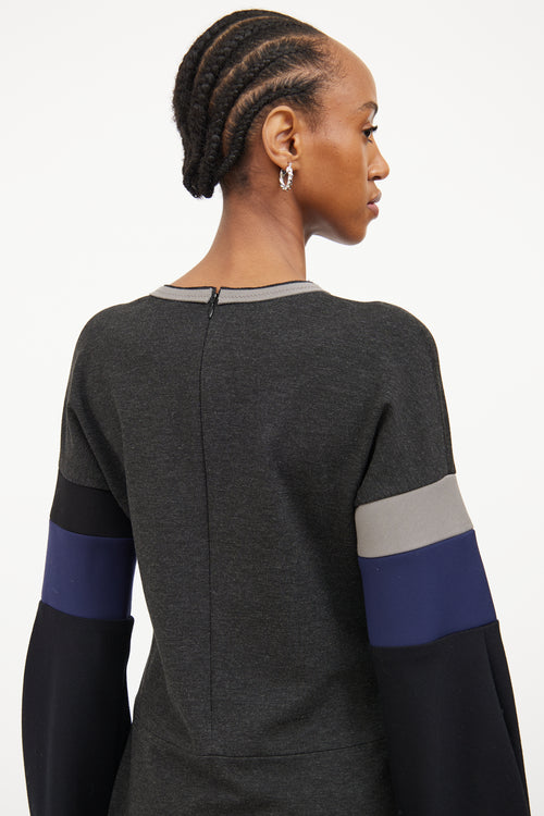 Dark & Panelled Dress