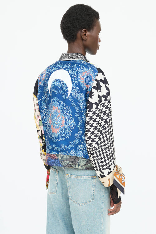 Marine Serre Patterned Zip Jacket