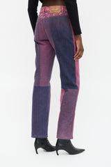 Marine Serre Regenerated Panelled Jeans