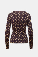 Marine Serre Borderline Jersey Moon Top