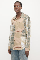 Marine Serre Desert Patchwork Jacket