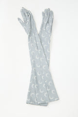 Marine Serre Reflective Moon Long Gloves