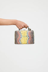 Marc Cross Leather Grace Embossed Box Bag