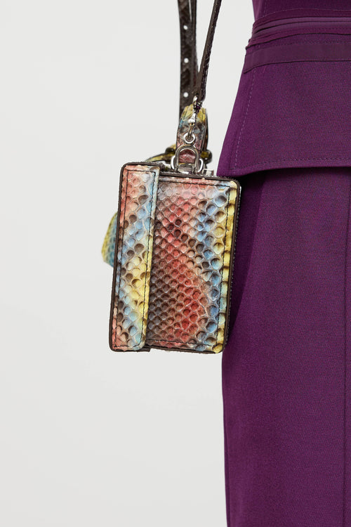 Marc Cross Leather Grace Embossed Box Bag