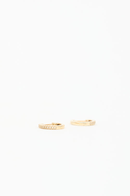 Mark Lash Micro Huggies Earrings