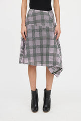 Marlene Birger Asymmetrical Lace Skirt