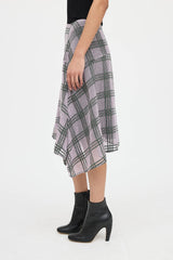 Marlene Birger Asymmetrical Lace Skirt