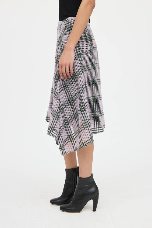 Marlene Birger Asymmetrical Lace Skirt